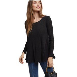 Anthropologie Long-Sleeve Scoop Neck Tee XXSP